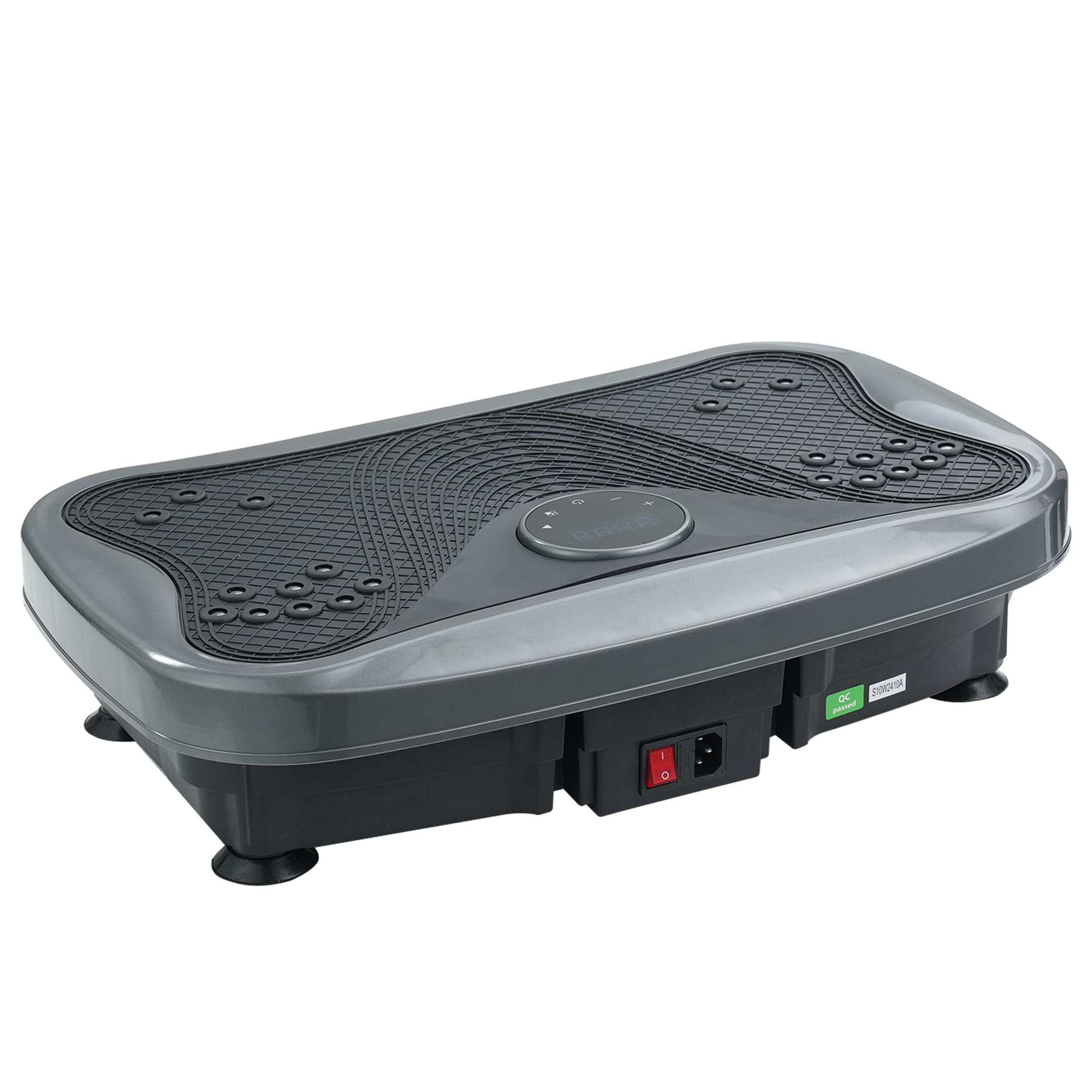 Vibration Plate Fitness Platform With Handle Whole Body Exercise Machine With 120 Speed Levels, Lymphatic Drainage, Fat Burning, And Weight Loss, Perfect For Women, Men, And Home Gym Exercise_voghion.com